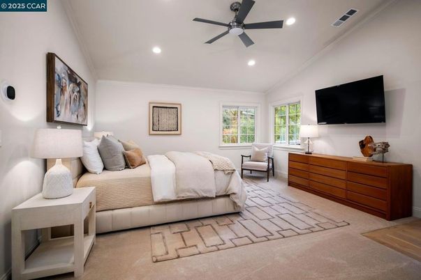 Bedroom, Interior, Recessed Lighting