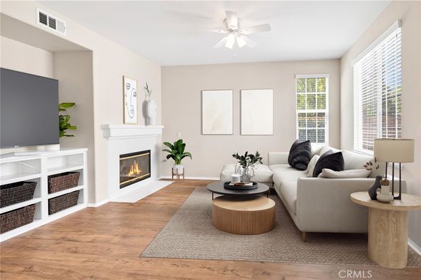 Fireplace, Interior, Living room, Wood Texture Flooring