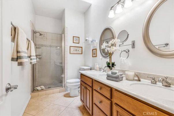 Bathroom, Dual Sink Vanities, Glass Shower, Interior