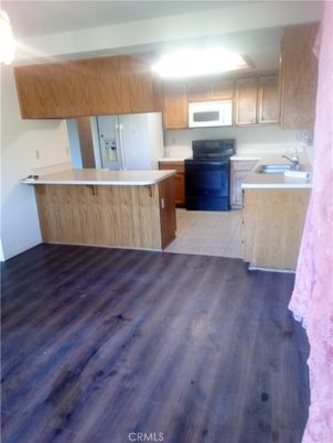 Interior, Kitchen, Wood Texture Flooring