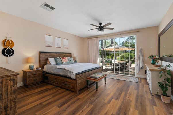 Bedroom, Interior, Wood Texture Flooring