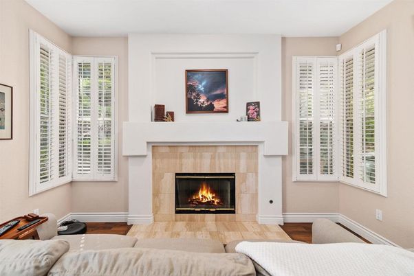 Fireplace, Interior, Living room, Wood Texture Flooring