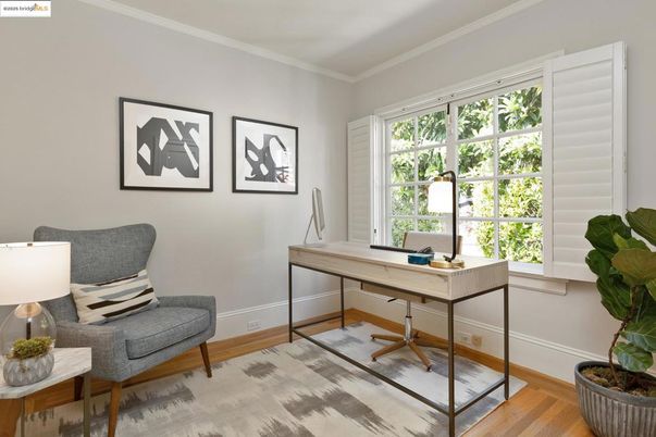 Home Office, Interior, Wood Texture Flooring