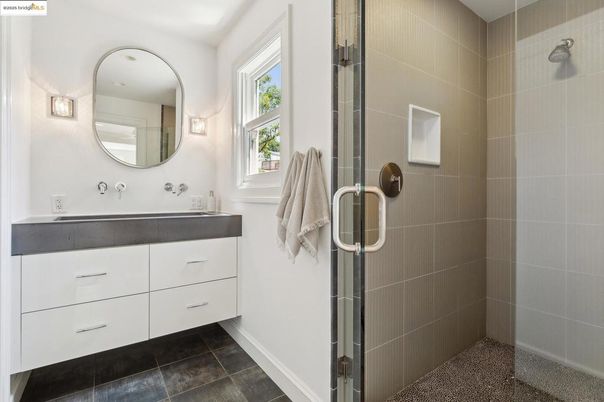 Bathroom, Glass Shower, Interior
