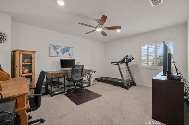 Fitness Equipment, Home Office, Interior, Recessed Lighting