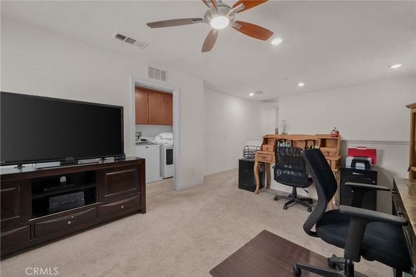 Home Office, Interior, Recessed Lighting