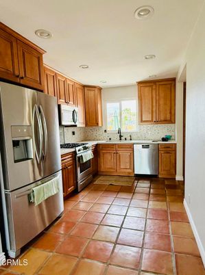 Interior, Kitchen, Recessed Lighting, Stainless Steel Appliances