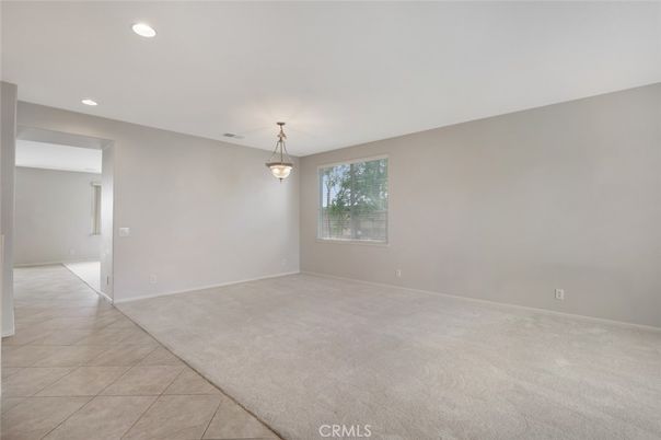 Empty room, Interior, Pendant Lights, Recessed Lighting
