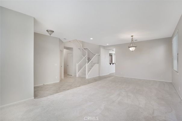 Empty room, Interior, Pendant Lights, Recessed Lighting
