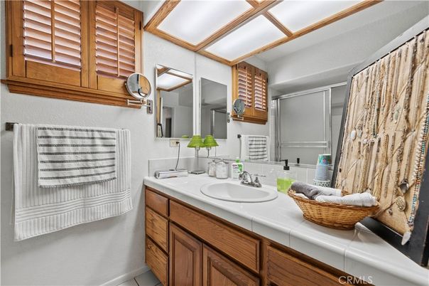 Bathroom, Dual Sink Vanities, Interior, Tile Countertops