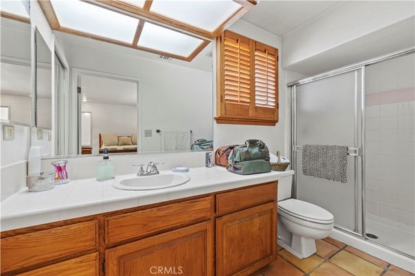 Bathroom, Glass Shower, Interior, Tile Countertops