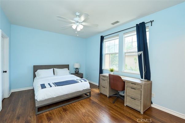 Bedroom, Home Office, Interior, Wood Texture Flooring
