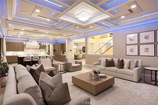 Interior, Kitchen, Living room, Pendant Lights, Recessed Lighting