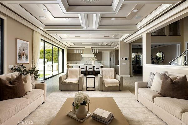 Interior, Kitchen, Living room, Recessed Lighting