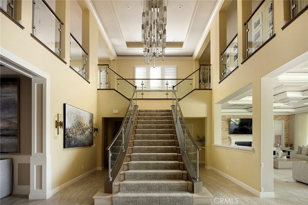 Interior, Pendant Lights, Recessed Lighting, Wood Texture Flooring