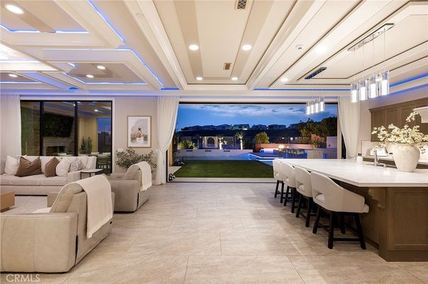 Interior, Living room, Recessed Lighting