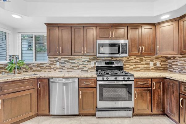 Interior, Kitchen, Recessed Lighting, Stainless Steel Appliances
