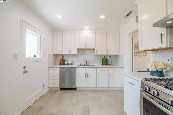 Interior, Kitchen, Recessed Lighting, Stainless Steel Appliances