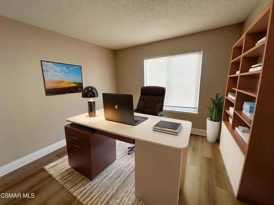 Home Office, Interior, Wood Texture Flooring
