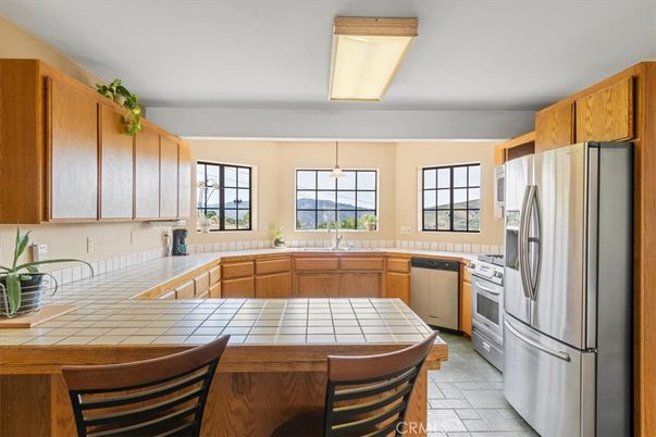 Interior, Kitchen, Tile Countertops