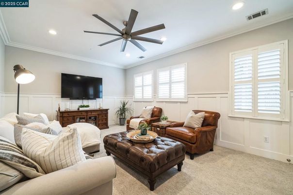 Interior, Living room, Recessed Lighting