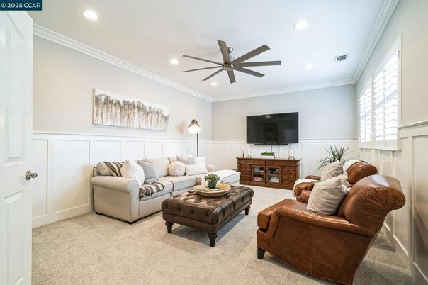 Interior, Living room, Recessed Lighting