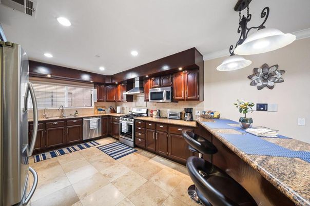 Interior, Kitchen, Recessed Lighting, Stainless Steel Appliances