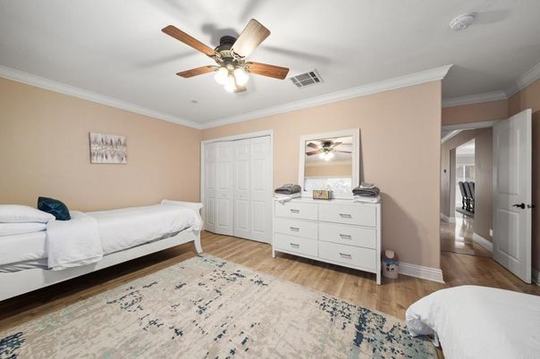 Bedroom, Interior, Wood Texture Flooring