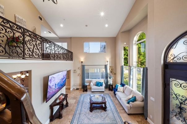 Interior, Living room, Recessed Lighting