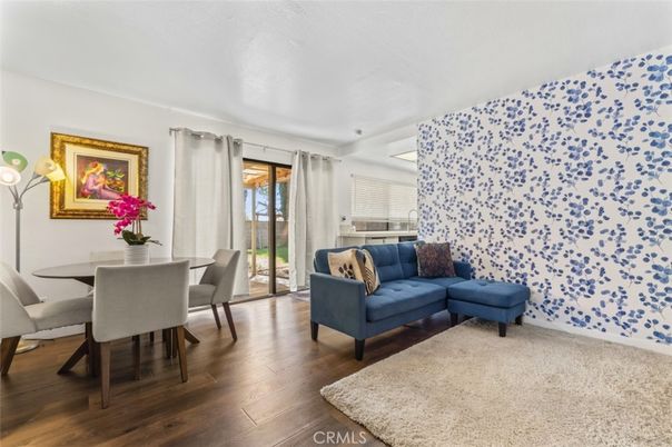 Dining room, Interior, Wood Texture Flooring