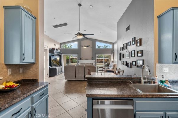 Interior, Kitchen, Living room