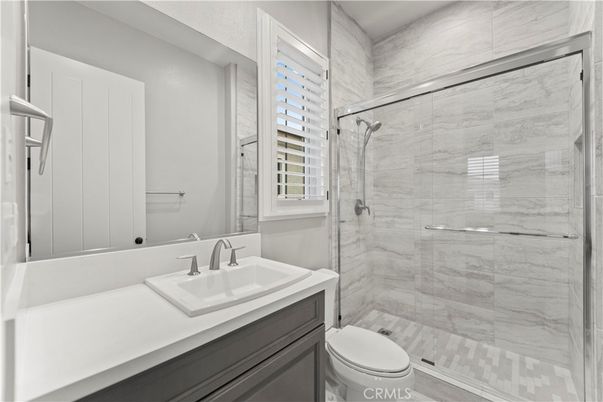 Bathroom, Glass Shower, Interior, Marble Walls
