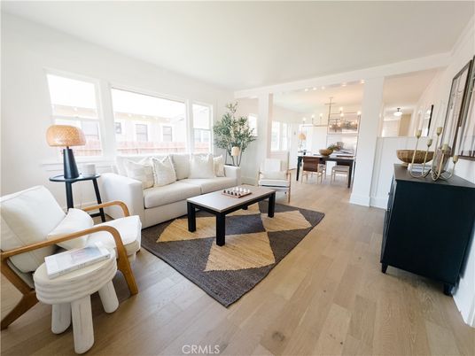 Dining room, Interior, Kitchen, Living room, Pendant Lights, Recessed Lighting, Wood Texture Flooring