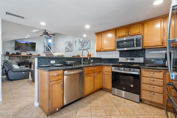 Interior, Kitchen, Recessed Lighting, Stainless Steel Appliances