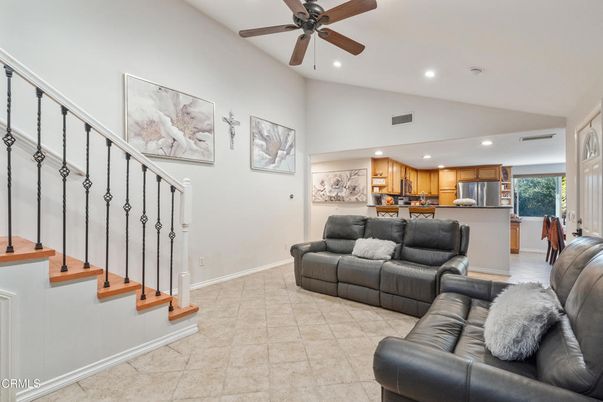 Interior, Kitchen, Living room, Recessed Lighting, Stainless Steel Appliances