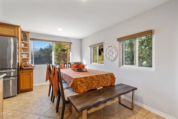 Dining room, Interior, Kitchen, Recessed Lighting, Stainless Steel Appliances