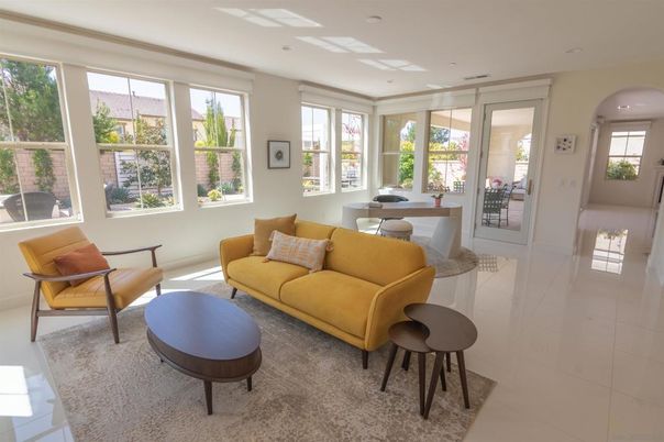 Interior, Living room, Recessed Lighting