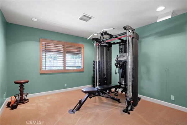 Fitness Equipment, Interior, Recessed Lighting