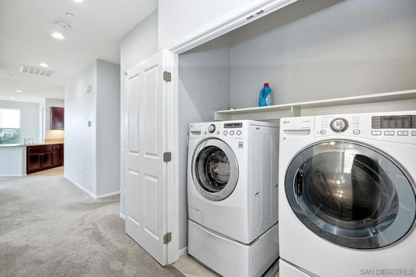 Interior, Recessed Lighting, Utility Closets, Washer