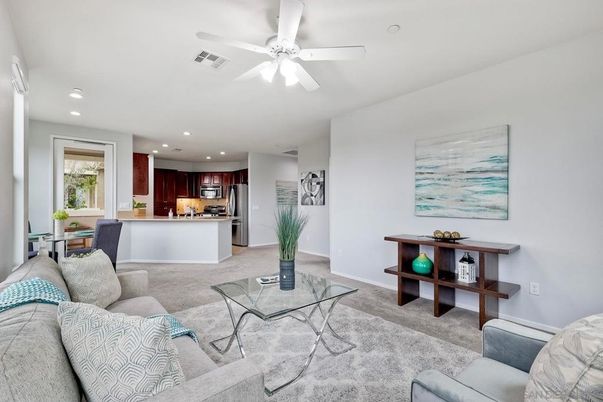 Interior, Kitchen, Living room, Recessed Lighting