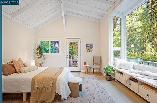 Bedroom, Interior, Wood Texture Flooring