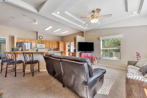Interior, Kitchen, Living room, Recessed Lighting