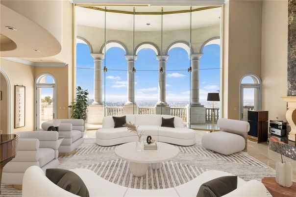 Interior, Living room, Recessed Lighting