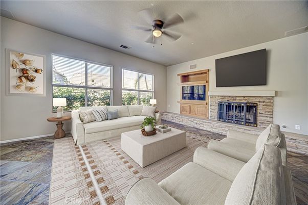 Fireplace, Interior, Living room