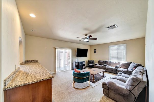 Interior, Living room, Recessed Lighting
