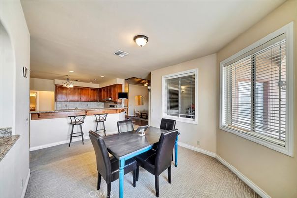 Dining room, Interior, Kitchen, Recessed Lighting