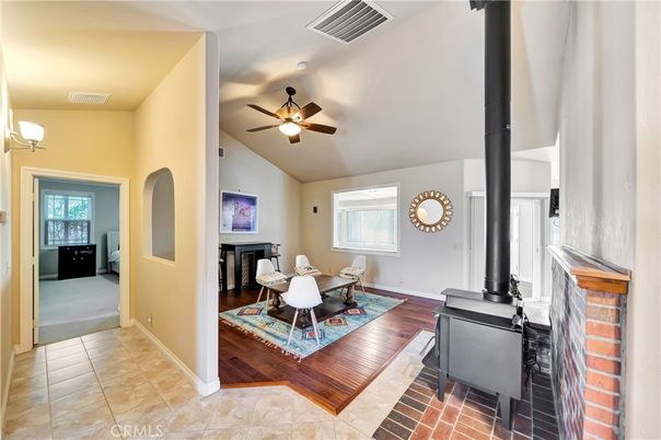 Dining room, Interior, Wood Texture Flooring