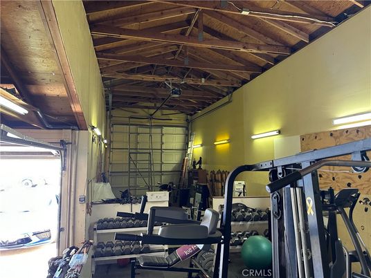 Fitness Equipment, Gym, Interior, Wooden Beams, Wooden Ceilings