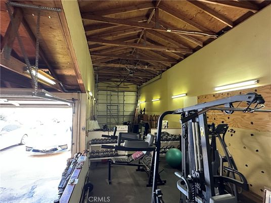 Fitness Equipment, Gym, Interior, Wooden Beams, Wooden Ceilings