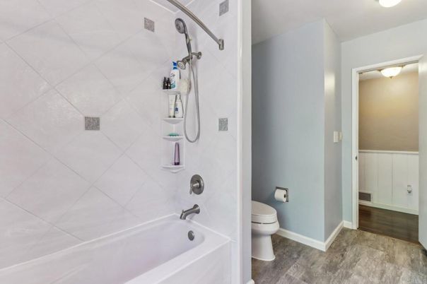 Bathroom, Interior, Wood Texture Flooring